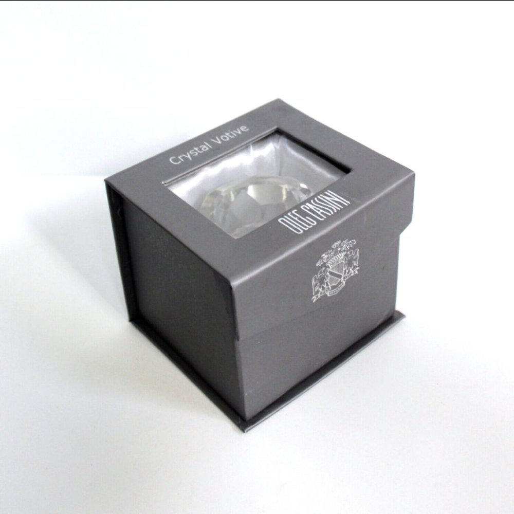 Oleg Cassini Crystal Votive Jackie